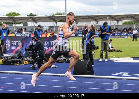 Kerr während der Microplus UK Leichtathletik Championships Day 1 in der Manchester Regional Arena, Manchester, Großbritannien. Juni 2024. (Foto: Craig Thomas/News Images) in Manchester, Großbritannien am 29.06.2024. (Foto: Craig Thomas/News Images/SIPA USA) Credit: SIPA USA/Alamy Live News Stockfoto