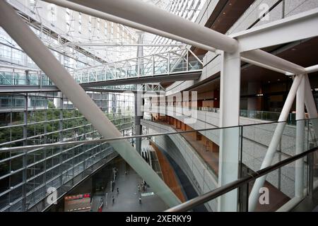 Tokyo International Forum, Marunouchi-Gebäude-Business-Bereich, Tokio, Japan. Stockfoto