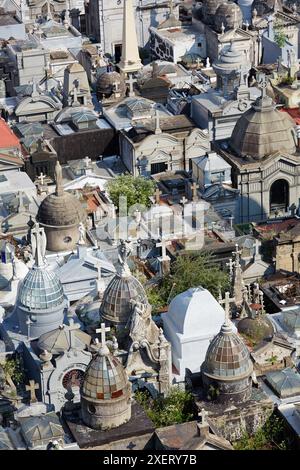 Cementerio de La Recoleta. Buenos Aires. Argentinien. Stockfoto