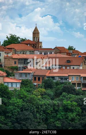 Sighnaghi, Georgien - 26. Juni 2024: Blick auf das Dorf Sighnaghi in der Kakheti-Region Georgiens. Stockfoto