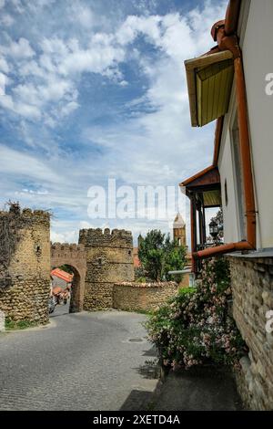 Sighnaghi, Georgien - 26. Juni 2024: Blick auf das Dorf Sighnaghi in der Kakheti-Region Georgiens. Stockfoto