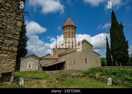 Ikalto, Georgien - 28. Juni 2024: Ikalto-Kloster in der Region Kakheti in Georgien. Stockfoto