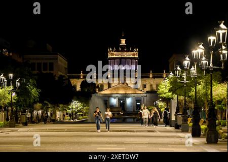 GUADALAJARA, JALISCO, MEXIKO: Das 1810 eröffnete Hospicio Cabañas (Cabanas Hospice), auch bekannt als Museo Cabañas, war ursprünglich ein Waisenhaus und Krankenhaus. Stockfoto