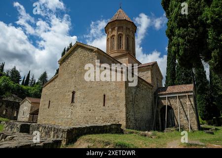 Ikalto, Georgien - 28. Juni 2024: Ikalto-Kloster in der Region Kakheti in Georgien. Stockfoto