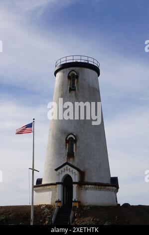 Piedras blancas Lichtstation Stockfoto