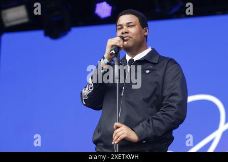 London, Großbritannien. 29. Juni 2024 American Express BST Hyde Park London UK Sekou Credit: Clubpaparazzi/Alamy Live News Stockfoto