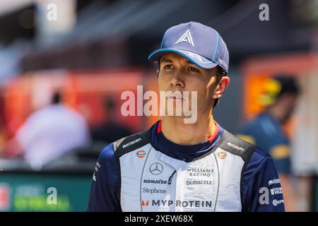 Red Bull Ring, Spielberg, Österreich. 29.Juni 2024; Alexander Albon aus Thailand und Williams Racing während des Formel 1 Grand Prix von Österreich Credit: Jay Hirano/AFLO/Alamy Live News Stockfoto