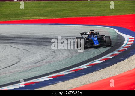 Red Bull Ring, Spielberg, Österreich. 29.Juni 2024; Alexander Albon aus Thailand und Williams Racing während des Formel 1 Grand Prix von Österreich Credit: Jay Hirano/AFLO/Alamy Live News Stockfoto