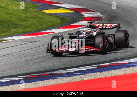 Red Bull Ring, Spielberg, Österreich. 29.Juni 2024; Kevin Magnussen aus Dänemark und MoneyGram Haas F1 Team während des Formel-1-Grand-Prix von Österreich Credit: Jay Hirano/AFLO/Alamy Live News Stockfoto