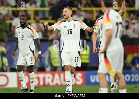 Waldemar Anton (Deutschland) während des Spiels zur UEFA Euro 2024 zwischen Deutschland 2-0 Dänemark im BVB Stadion Dortmund am 29. Juni 2024 in Dortmund. Quelle: Maurizio Borsari/AFLO/Alamy Live News Stockfoto