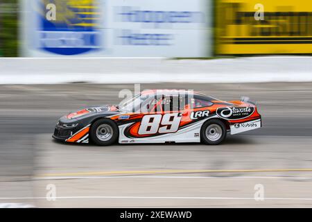 Delaware, Kanada. Juni 2024. Die APC-Serie kommt nach Delaware, Ontario. Dayco Superstock Series Driver Shawn Chenoweth (89C) von Drumbo Ontario. Quelle: Luke Durda/Alamy Stockfoto