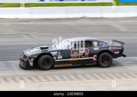 Delaware, Kanada. Juni 2024. Die APC-Serie kommt nach Delaware, Ontario. Hot Rods Series Driver David Rockwood (90) aus London Ontario. Quelle: Luke Durda/Alamy Stockfoto