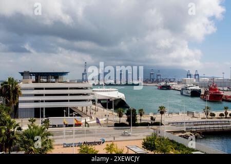 Hafen von Algeciras, Algeciras, Spanien. Stockfoto