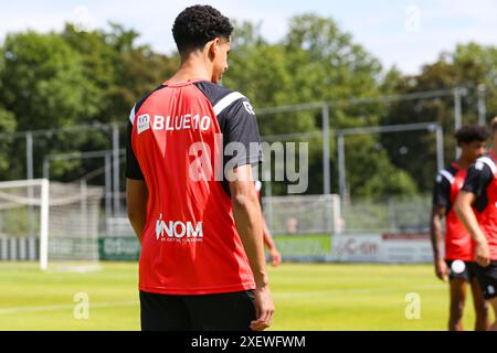 Schiedam, Niederlande. 30. Juni 2024. SCHIEDAM 29-6-24, Sportpark Thurlede, Saison 2024/2025, dutch eredivisie, Excelsior 20 - Sparta (freundlich), Blue 010, Vnom Credit: Pro Shots/Alamy Live News Stockfoto