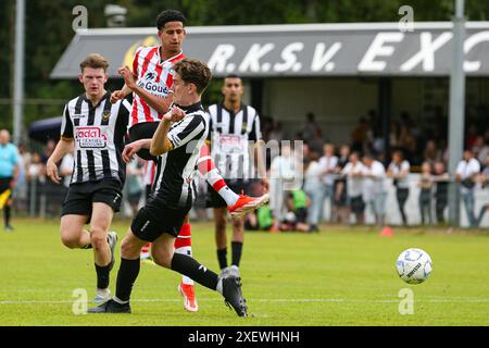 Schiedam, Niederlande. 30. Juni 2024. SCHIEDAM 29-6-24, Sportpark Thurlede, Saison 2024/2025, dutch eredivisie, Excelsior 20 - Sparta (freundlich), Credit: Pro Shots/Alamy Live News Stockfoto