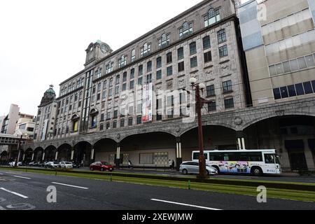 Das berühmte Yamakataya Kaufhaus in Kagoshima, Japan. Stockfoto