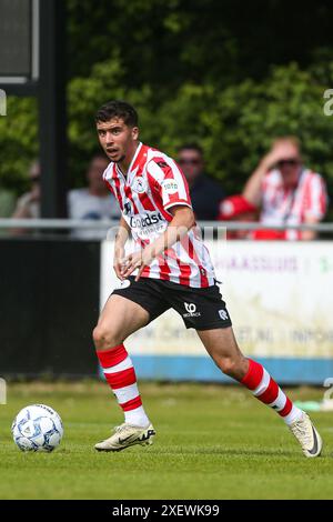 Schiedam, Niederlande. 30. Juni 2024. SCHIEDAM 29-6-24, Sportpark Thurlede, Saison 2024/2025, dutch eredivisie, Excelsior 20 - Sparta (freundlich), Aymane Bais Credit: Pro Shots/Alamy Live News Stockfoto