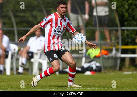 Schiedam, Niederlande. 30. Juni 2024. SCHIEDAM 29-6-24, Sportpark Thurlede, Saison 2024/2025, dutch eredivisie, Excelsior 20 - Sparta (freundlich), Aymane Bais Credit: Pro Shots/Alamy Live News Stockfoto