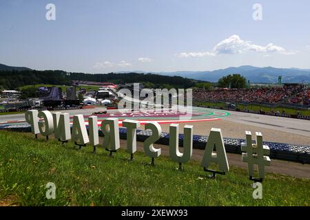 Spielberg, Österreich. Juni 2024. Track Atmosphere #AustrianGp beim Start des Sprint-Rennens der Formel 1 Qatar Airways Grand Prix 2024 von Österreich, RedBull Ring, Spielberg, Österreich 29. Juni 2024 Credit: SIPA USA/Alamy Live News Stockfoto