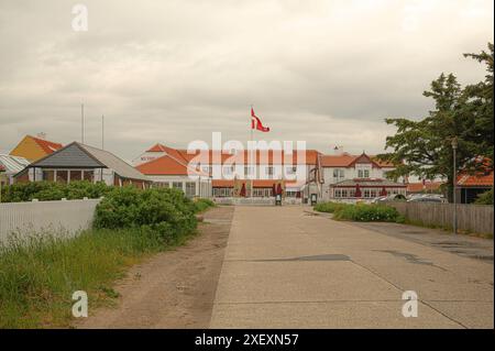 Das berühmte Ruths Hotel im berühmten Skagen Light, Skagen, Dänemark, 28. Mai 2024 Stockfoto