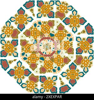 Mandalas, Ramadan kareem. Vintage-Dekorationselemente. Orientalisches Muster, Vektorillustration. Islam, Arabisch, Indisch türkisch pakistan chinesischer Ottoman m Stock Vektor