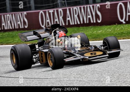 Spielberg, Österreich. 30. Juni 2024. Emerson Fittipaldi (BRA) in seinem Lotus 72. 30.06.2024. Formel-1-Weltmeisterschaft, Rd 11, Großer Preis Von Österreich, Spielberg, Österreich, Wettkampftag. Das Foto sollte lauten: XPB/Alamy Live News. Stockfoto