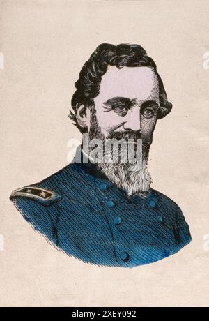 Porträt von General Sedgwick. John Sedgwick (1813 – 1864) war während des amerikanischen Bürgerkrieges Militäroffizier und General der Union Army. Stockfoto