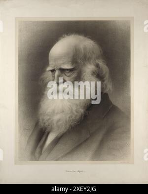 Antikes Archivfoto von William Cullen Bryant. William Cullen Bryant (1794–1878) war ein US-amerikanischer Romantiker, Journalist und langjähriger Herausgeber der New York Evening Post. Stockfoto