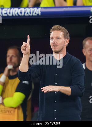 DFB-Trainer Julian Nagelsmann, Bundestrainer, Nationaltrainer im Best of 16 Spiel DEUTSCHLAND, Dänemark. , . Am 29. Juni 2024 in Dormund, Deutschland. Fotograf: ddp Images/STAR-Images Credit: ddp Media GmbH/Alamy Live News Stockfoto