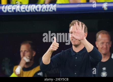 DFB-Trainer Julian Nagelsmann, Bundestrainer, Nationaltrainer im Best of 16 Spiel DEUTSCHLAND, Dänemark. , . Am 29. Juni 2024 in Dormund, Deutschland. Fotograf: ddp Images/STAR-Images Credit: ddp Media GmbH/Alamy Live News Stockfoto