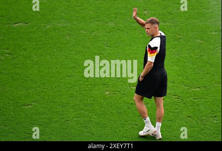 Dortmund, Deutschland. Juni 2024. Joshua Kimmich spielte am 29. Juni 2024 im BVB-Stadion in Dortmund während des UEFA Euro 2024-Spiels zwischen Deutschland und Dänemark. (Foto: Leonie Horky/Witters/SIPA USA) Credit: SIPA USA/Alamy Live News Stockfoto