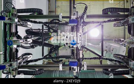 LowFlip Cell, Zelle zur automatischen Fertigung von Komponenten aus Verbundwerkstoffen, Luft- und Raumfahrtindustrie, Industry Unit, Technology Centre, Tecnalia Rese Stockfoto