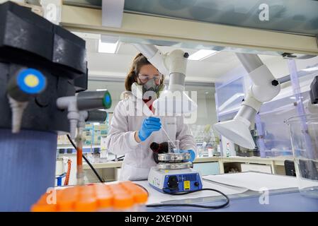 Klebstoffe Labor, Luft- und Raumfahrt, Industrie, Technologie Center, Tecnalia Forschung & Innovation, Donostia, San Sebastian, Gipuzkoa, Baskisch Stockfoto