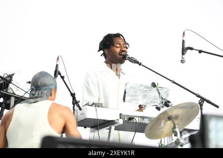 LONDON, ENGLAND - 29. JUNI: Sampha tritt am 29. Juni 2024 im British Summer time Hyde Park auf. CAP/MAR ©MAR/Capital Pictures Credit: Capital Pictures/Alamy Live News Stockfoto