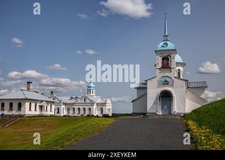 Fürsprache-Tervenichesky Kloster in der Region Leningrad, Russland Stockfoto