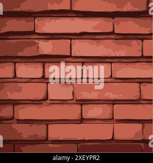 Ziegel-Wand-Hintergrund Stock Vektor
