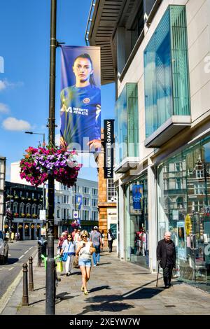 Fulham Broadway, Fulham Road, Borough of Hammersmith & Fulham, London, England, Großbritannien Stockfoto