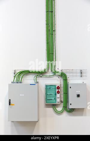 Elektrische Infrastruktur. Ingrid. Neue experimentelle Infrastruktur für intelligente Netze. Labor auf internationaler Ebene, mit einer großartigen experimentellen capa Stockfoto