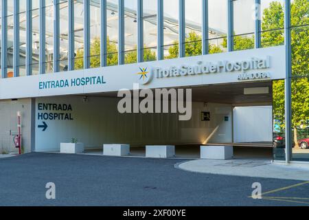 Lissabon Portugal , 27 . Juni 2024 . Trofa Saúde Amadora Hospital - Trofa Saúde Group hat zum ersten Mal ein Krankenhaus mit stationären Einrichtungen im Li Stockfoto