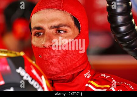 Spielberg, Österreich. 30. Juni 2024. Carlos Sainz Jr (ESP) Ferrari. Formel-1-Weltmeisterschaft, Rd 11, großer Preis von Österreich, Sonntag, 30. Juni 2024. Spielberg, Österreich. Quelle: James Moy/Alamy Live News Stockfoto