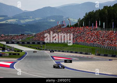 Spielberg, Österreich. 30. Juni 2024. 02 SARGEANT Logan (usa), Williams Racing FW46, Action während des Formel 1 Qatar Airways Austrian Grand Prix 2024, 11. Runde der Formel-1-Weltmeisterschaft 2024 vom 28. Bis 30. Juni 2024 auf dem Red Bull Ring, in Spielberg, Österreich - Foto Florent Gooden/DPPI Credit: DPPI Media/Alamy Live News Stockfoto