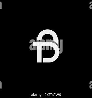 fd Logo Design Template Vektor Grafik Branding Element. Stock Vektor