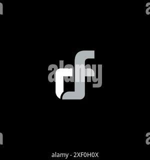 fd Logo Design Template Vektor Grafik Branding Element. Stock Vektor