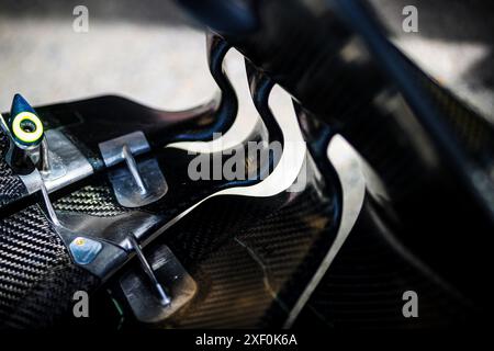 Technische Angaben zum Fahrzeug während des GP von Monaco, 23-26. Mai 2024 Montecarlo, Formel-1-Weltmeisterschaft 2024. Stockfoto