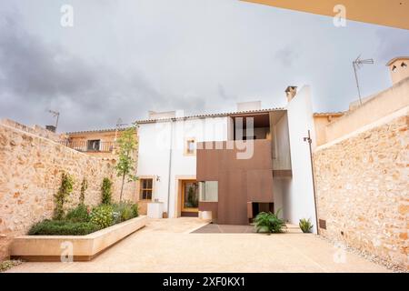 Blai Bonet House, Lyrikzentrum, Santanyí, Mallorca, Balearen, Spanien. Stockfoto