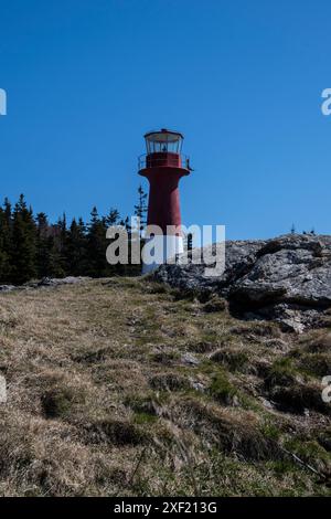 Cape Spencer Lighthouse in Saint John, New Brunswick, Kanada Stockfoto