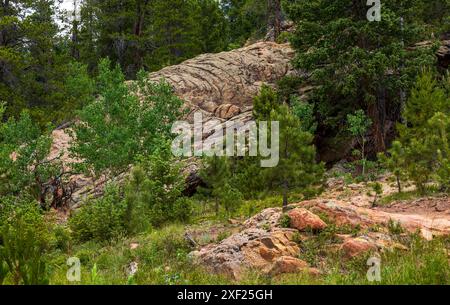 Malerische felsige Landschaft im Staunton State Park, Colorado Stockfoto