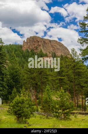 Malerische felsige Landschaft im Staunton State Park, Colorado Stockfoto