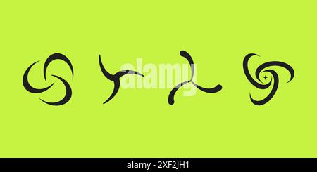 Y2K-Retro-futuristische Elemente Stock Vektor