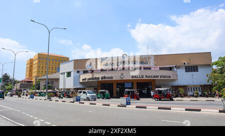 Bahnhof Galle, Galle, Sri Lanka Stockfoto